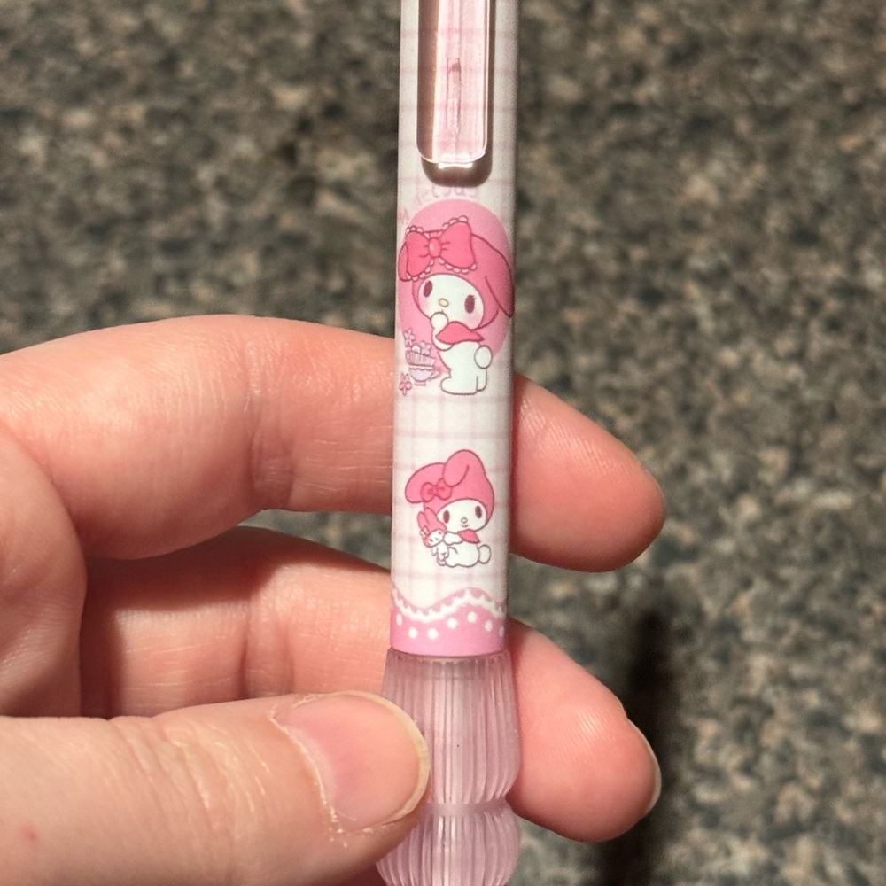 Sanrio My Melody & Cinnamoroll Pink Notepad Set with Character Pen - Picture 5 of 8